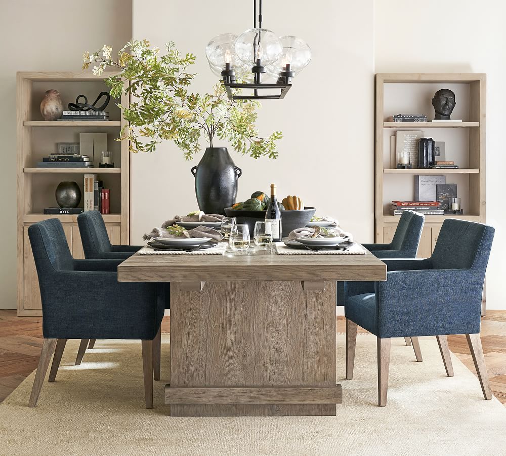 Classic Upholstered Dining Armchair | Pottery Barn