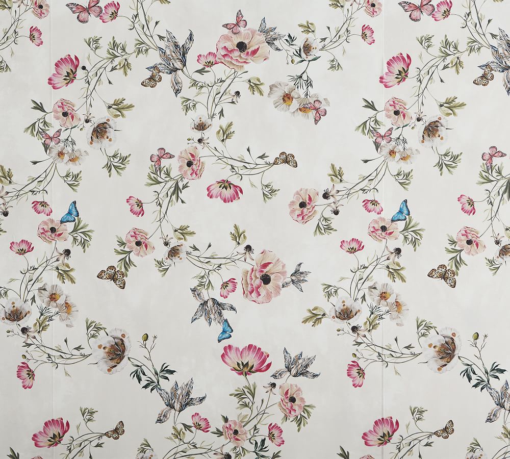 Monique Lhuillier Tuileries Removable Wallpaper | Pottery Barn