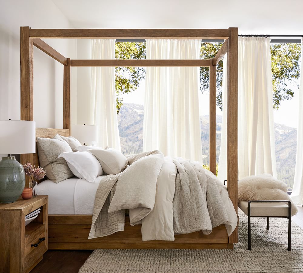 Oakleigh Canopy Bed | Pottery Barn