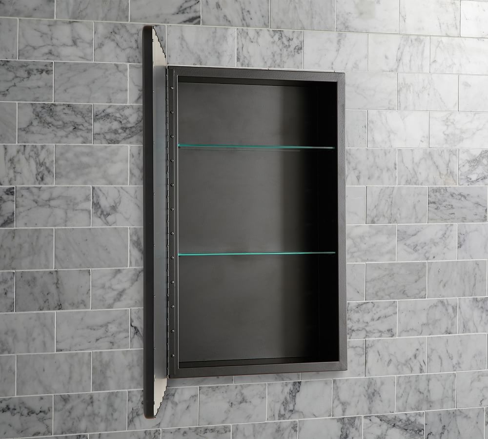 Vintage Rounded Rectangular Recessed Medicine Pottery Barn