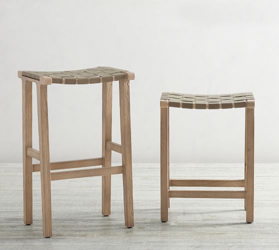 pottery barn backless bar stools