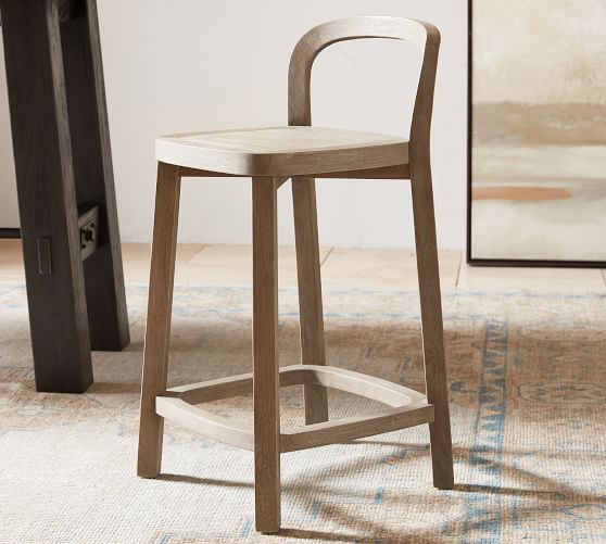 pottery barn swivel stool