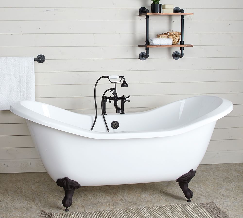 Lolog Clawfoot Painted Bathtub | Pottery Barn