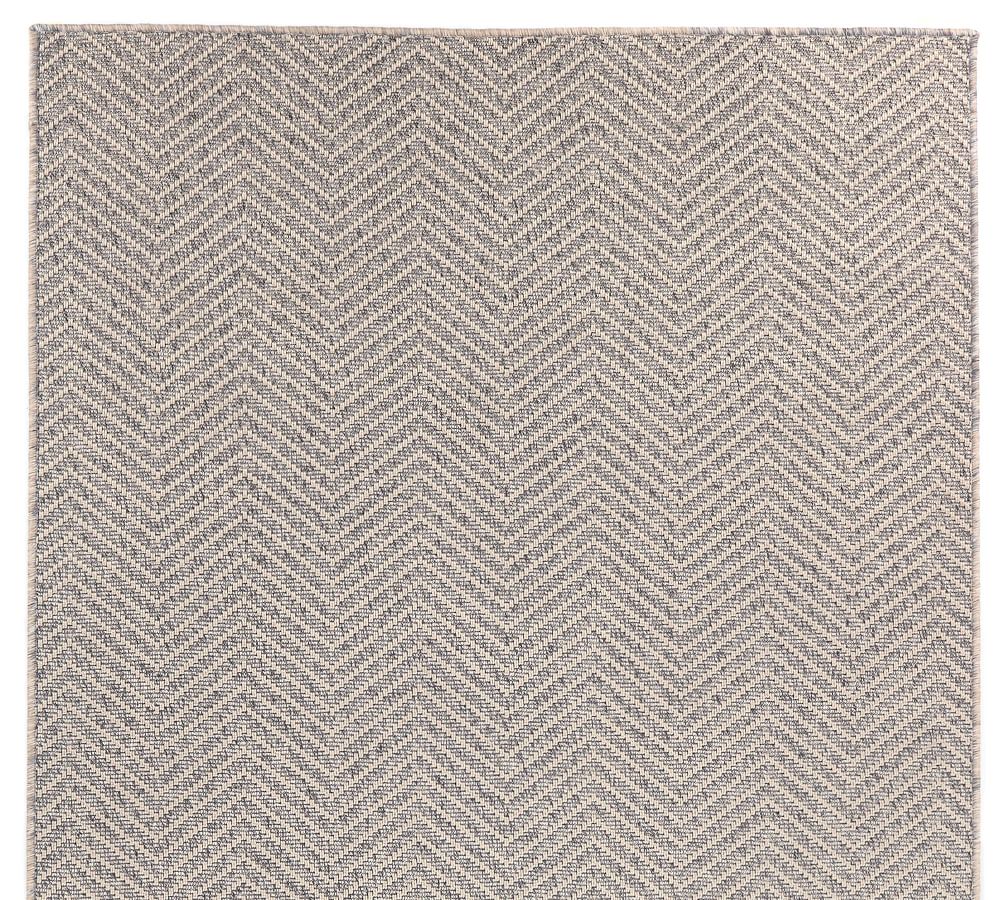Custom Woven Chevron Indoor/Outdoor Rug Pottery Barn