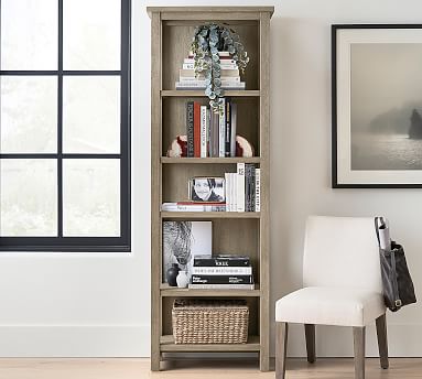 Farmhouse 28 X 80 Tall Bookcase, Tall Bookcases Ideas For Living Room