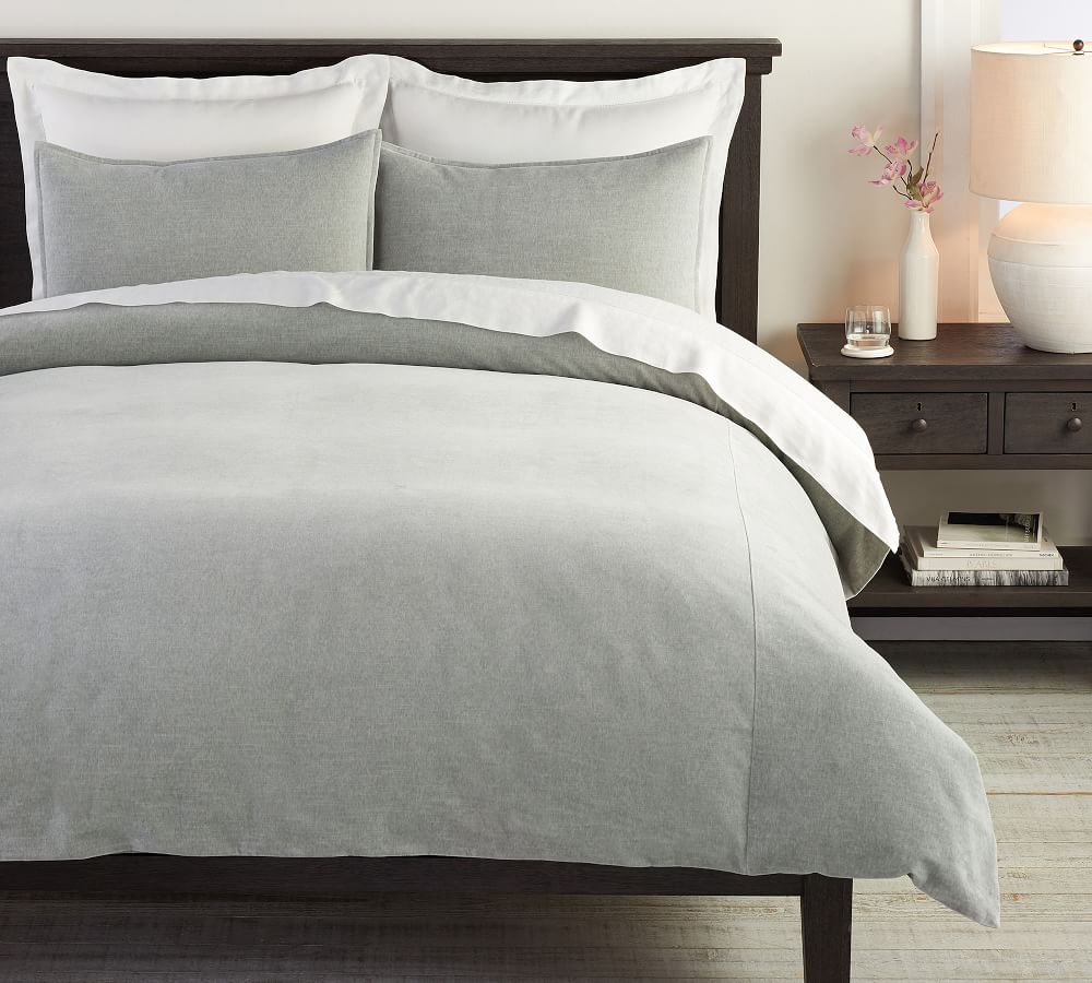 pottery barn velvet duvet cover