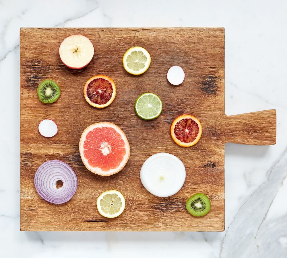 Reclaimed Wood Square Cutting Board Pottery Barn