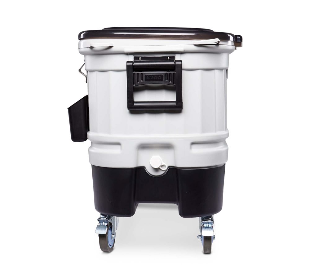 Igloo 125 Qt Party Bar Wheeled Cooler Pottery Barn