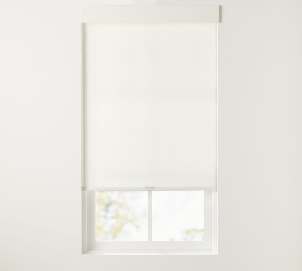 Custom Solar 1 Openness Cordless Roller Shade Pottery Barn