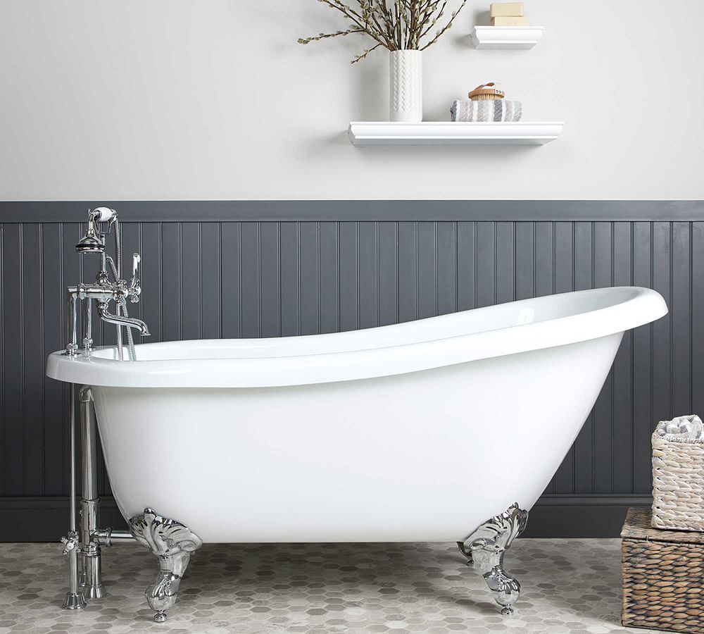 Cerrillos Clawfoot Painted Bathtub | Pottery Barn