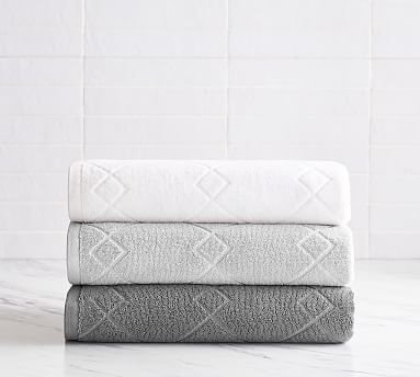 Elvang Elegance Towel 50x70 cm - Handtowels & Bathtowels Organic Cotton Grey - 97001-grey