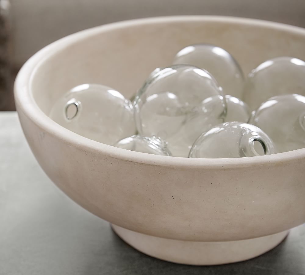 Decorative Recycled Glass Balls Pottery Barn