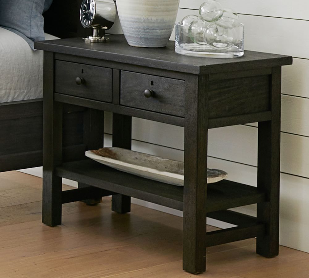Farmhouse 28.5" 2Drawer Nightstand Pottery Barn