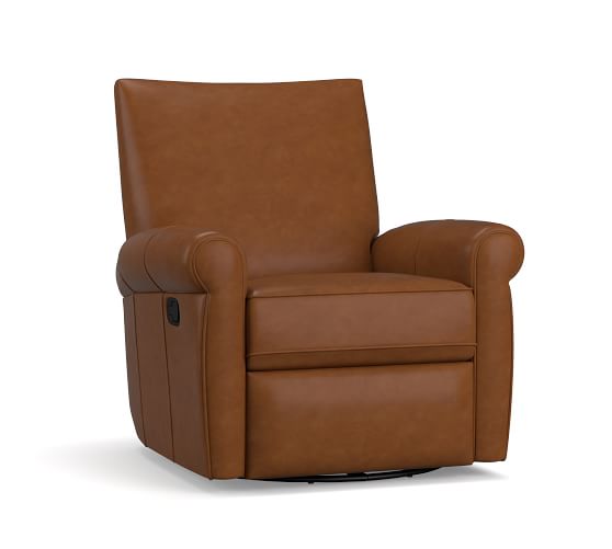 leather rocker recliner swivel chair