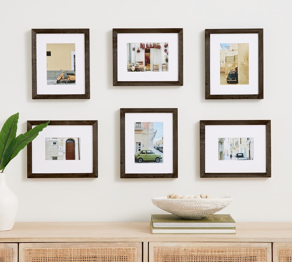 Multi-Mat Wood Gallery Tabletop Frames | Pottery Barn