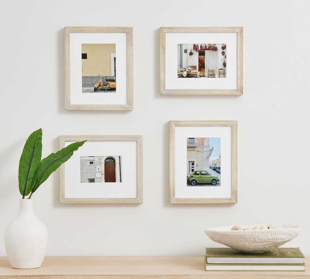 Multi-Mat Wood Gallery Tabletop Frames | Pottery Barn