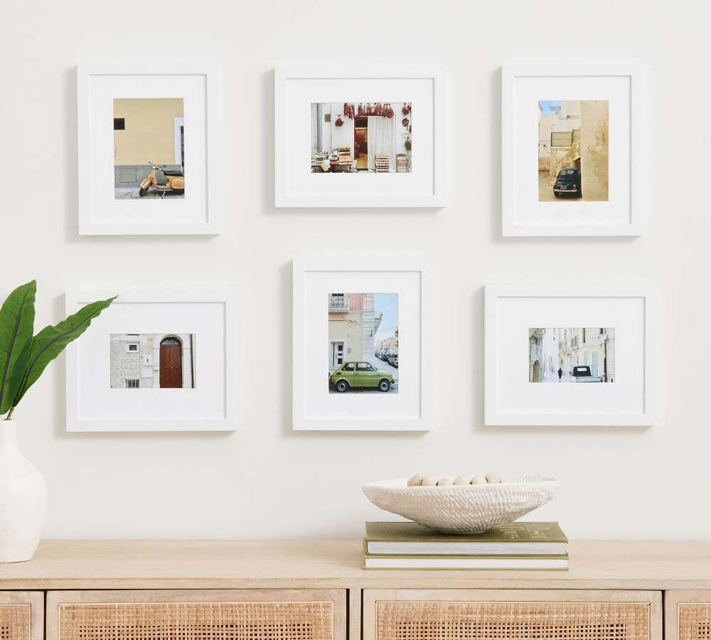 Multi-Mat Wood Gallery Tabletop Frames | Pottery Barn