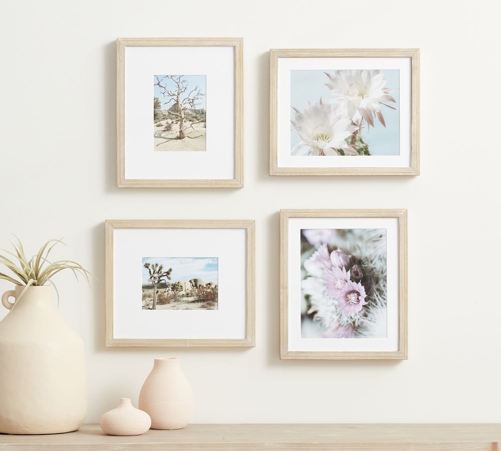 Tabletop Frame With Mat Multi-Mat Wood Gallery Tabletop Frames | Pottery Barn