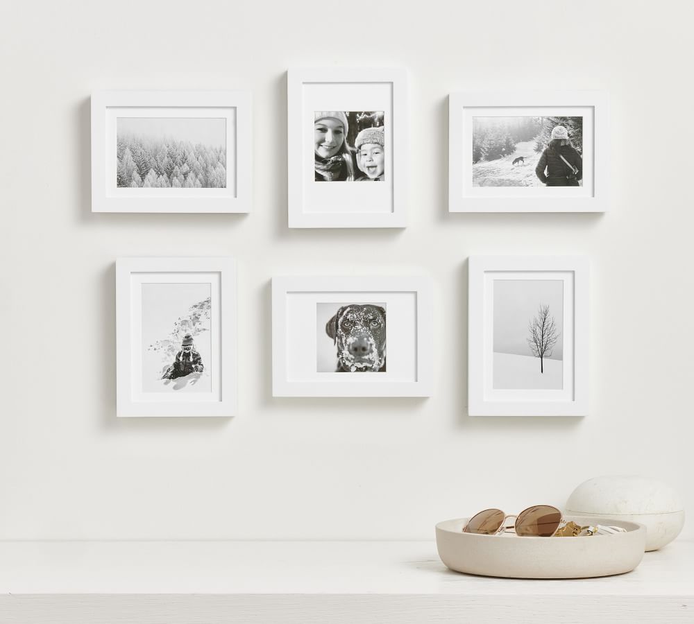 Multi-Mat Wood Gallery Tabletop Frames | Pottery Barn