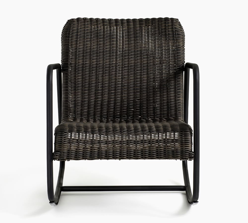 Tulum All-Weather Wicker Rocking Lounge Chair | Pottery Barn