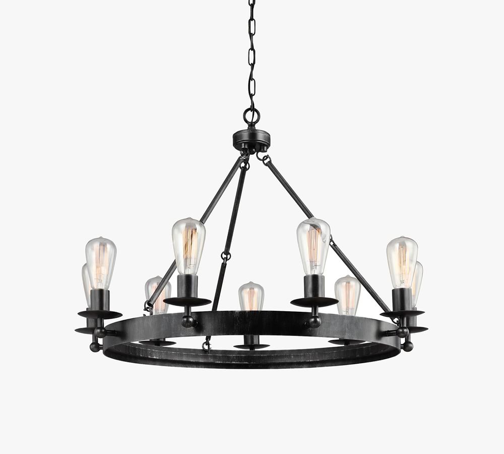 Rosswood Metal Chandelier Pottery Barn