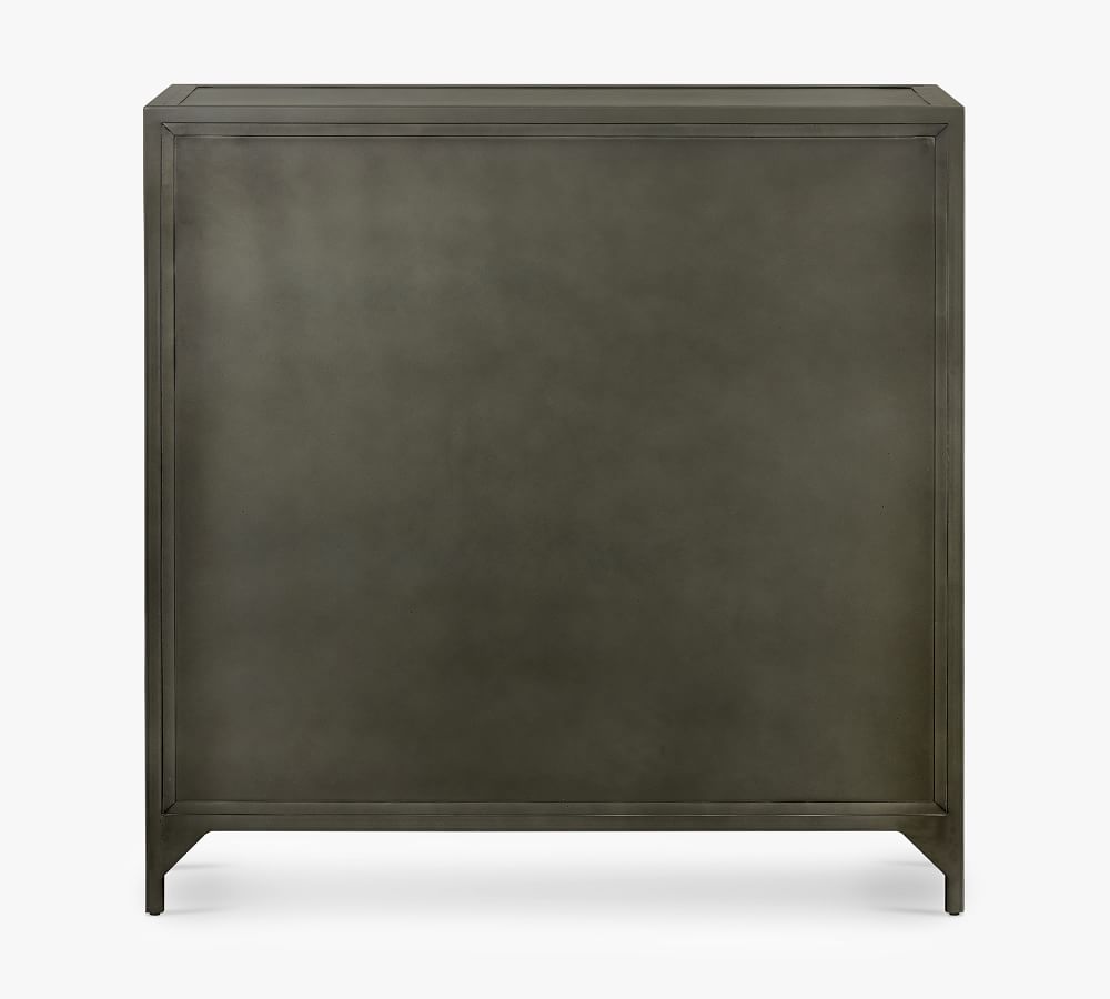 Harmon 35" Metal Media Console Pottery Barn