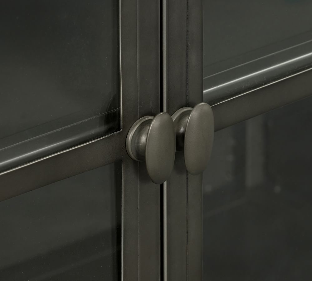 Harmon 35" Metal Media Console Pottery Barn