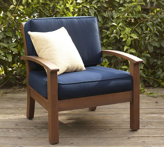 mahogany outdoor chair