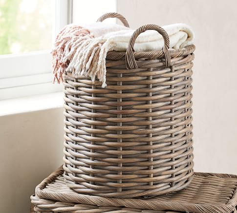 Aubrey Woven Oversized Storage Basket | Pottery Barn