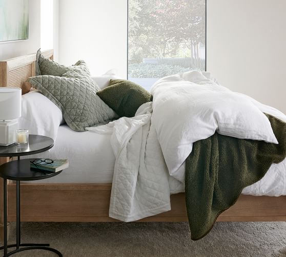 pottery barn loden bedding