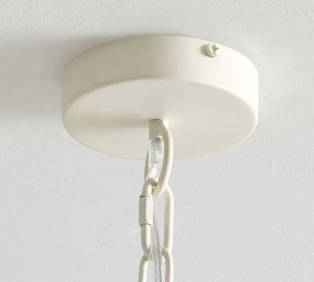 Bristol Wood Bead 2Tier Chandelier Pottery Barn