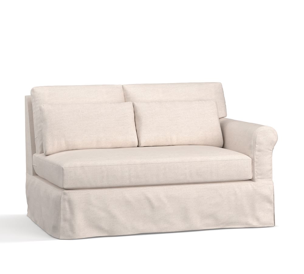 Build Your Own York Roll Arm Deep Seat Sectional Slipcovers Only