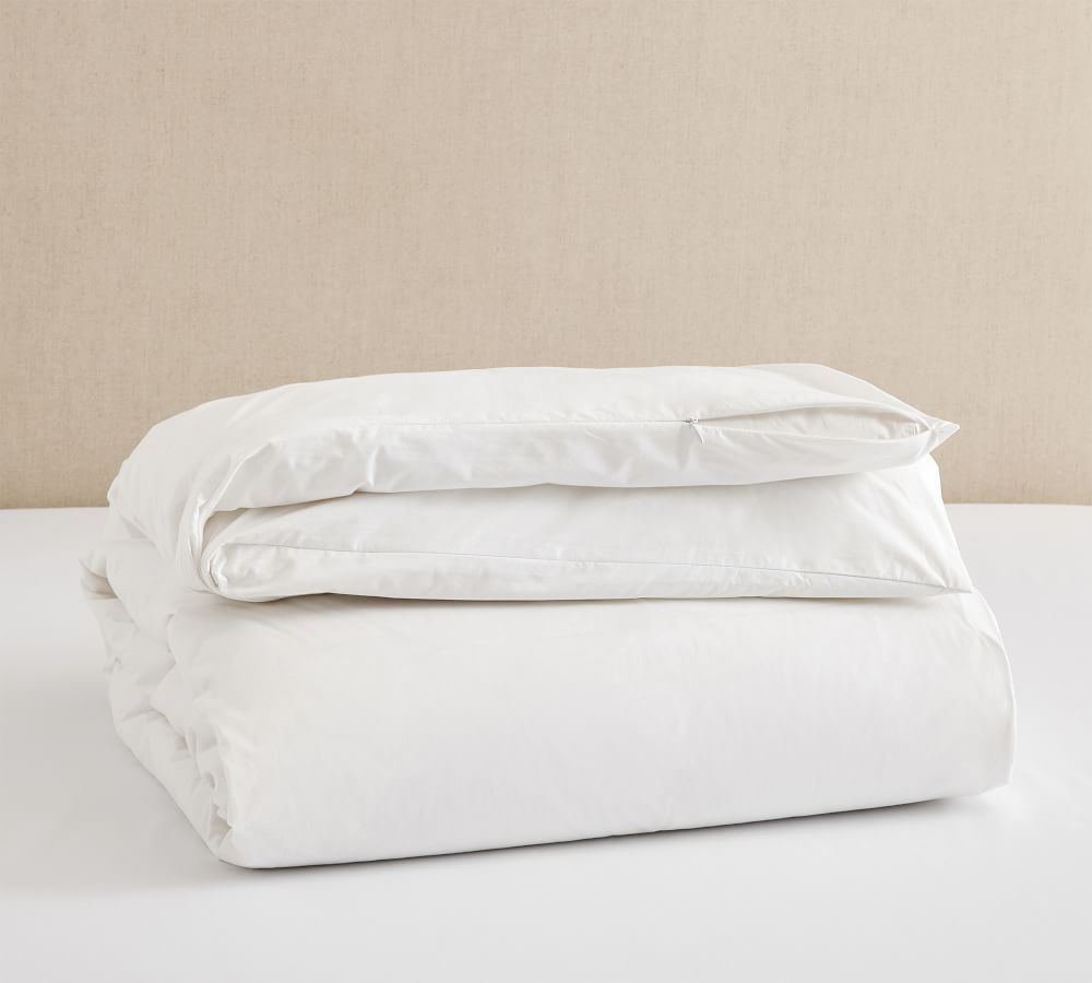 pottery barn duvet protector