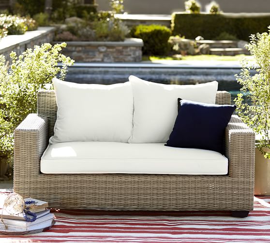 pottery barn outdoor loveseat