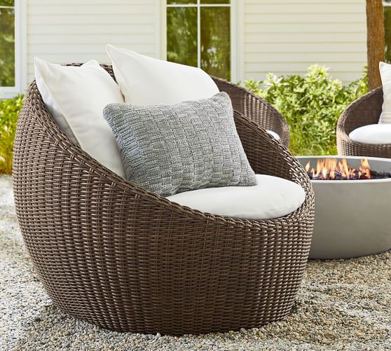 pottery barn torrey papasan chair