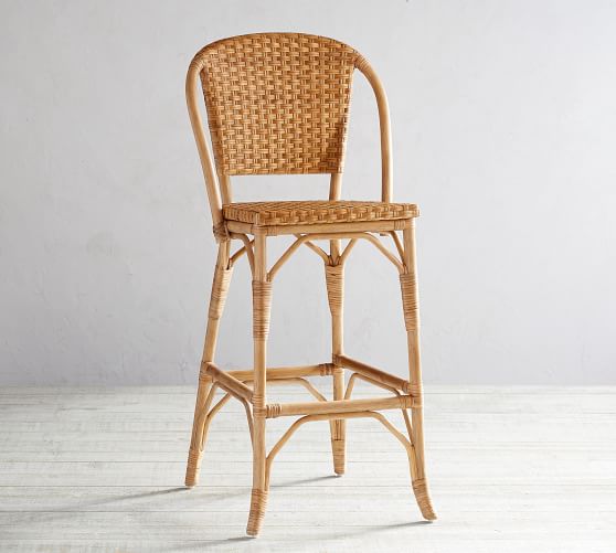 paris rattan bar stools