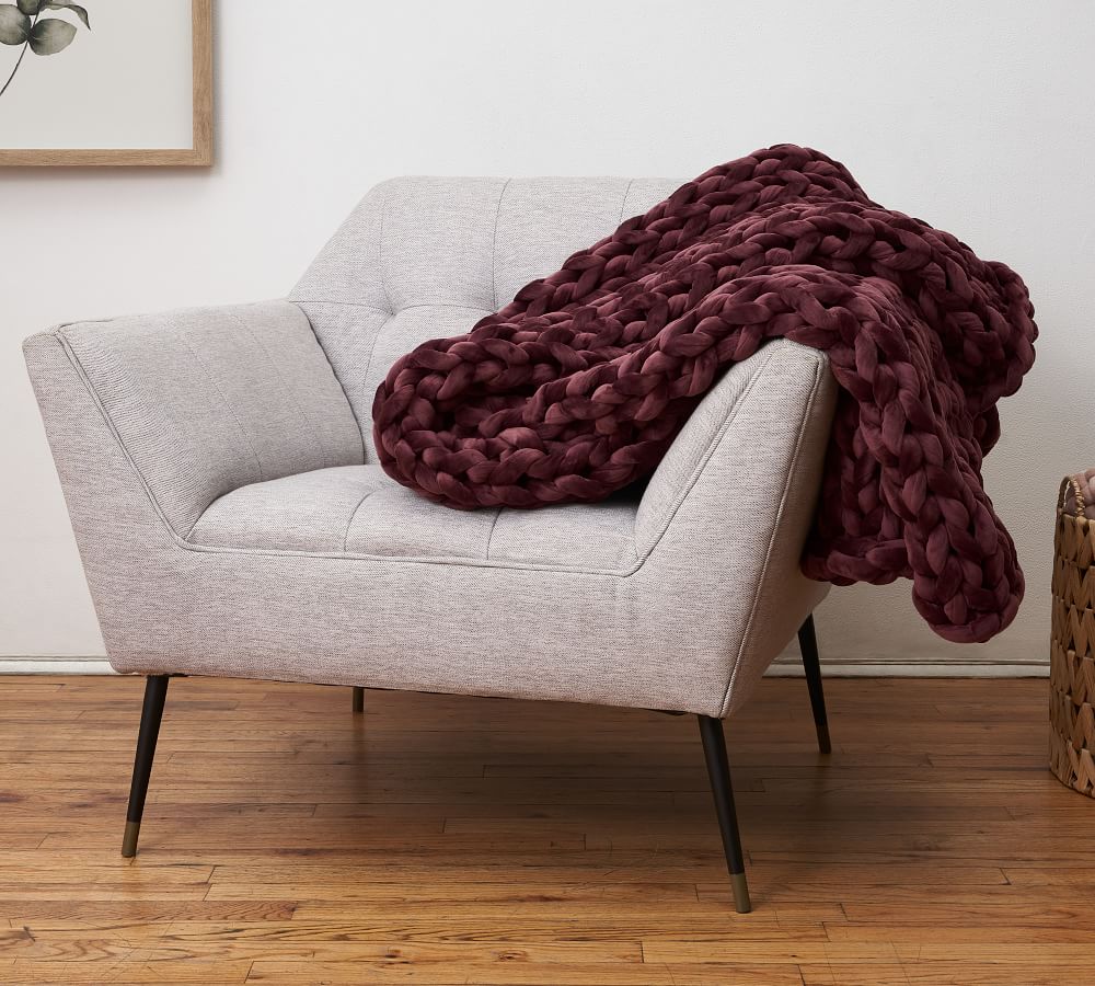 Bearaby Velvet Napper Weighted Blanket Pottery Barn