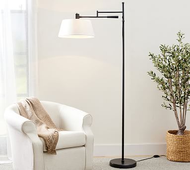 pottery barn articulating floor lamp