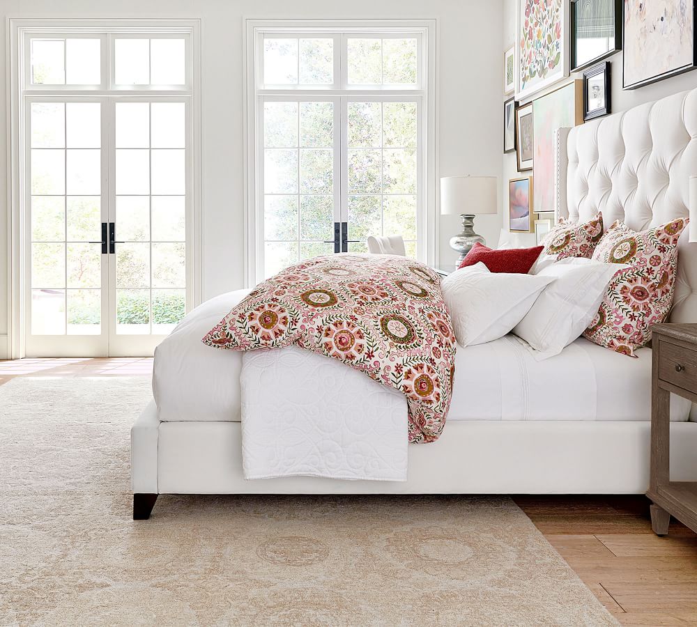 Gray Kendyl Tufted Rug | Patterned Rugs | Pottery Barn