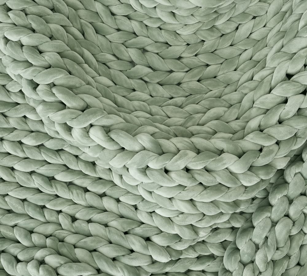 Bearaby Velvet Napper Weighted Blanket Pottery Barn