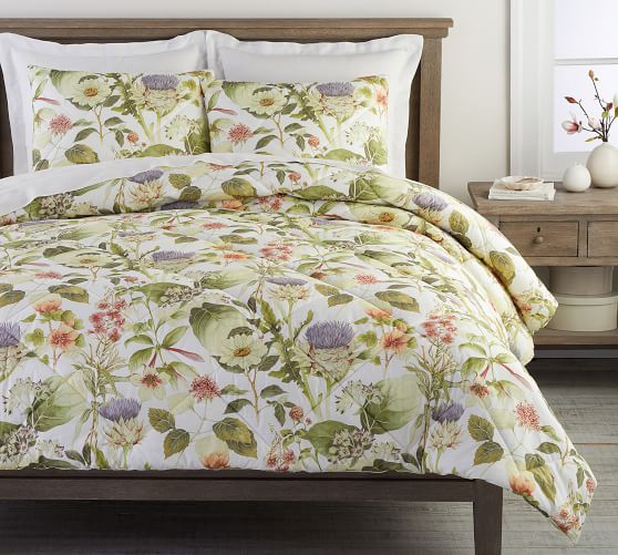 pottery barn thistle duvet