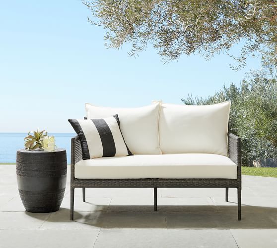 pottery barn outdoor loveseat