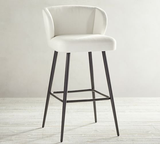 wing back bar stool