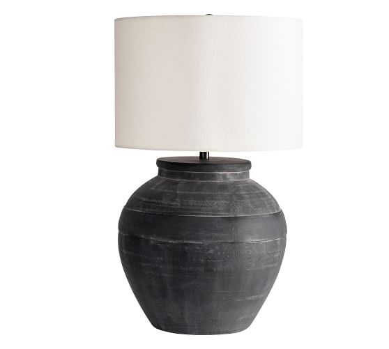 pottery barn ceramic lamp