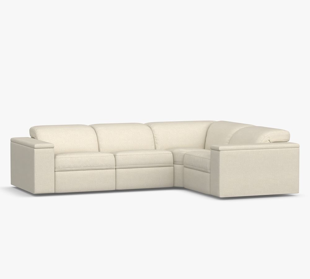 pottery barn reclining sectional