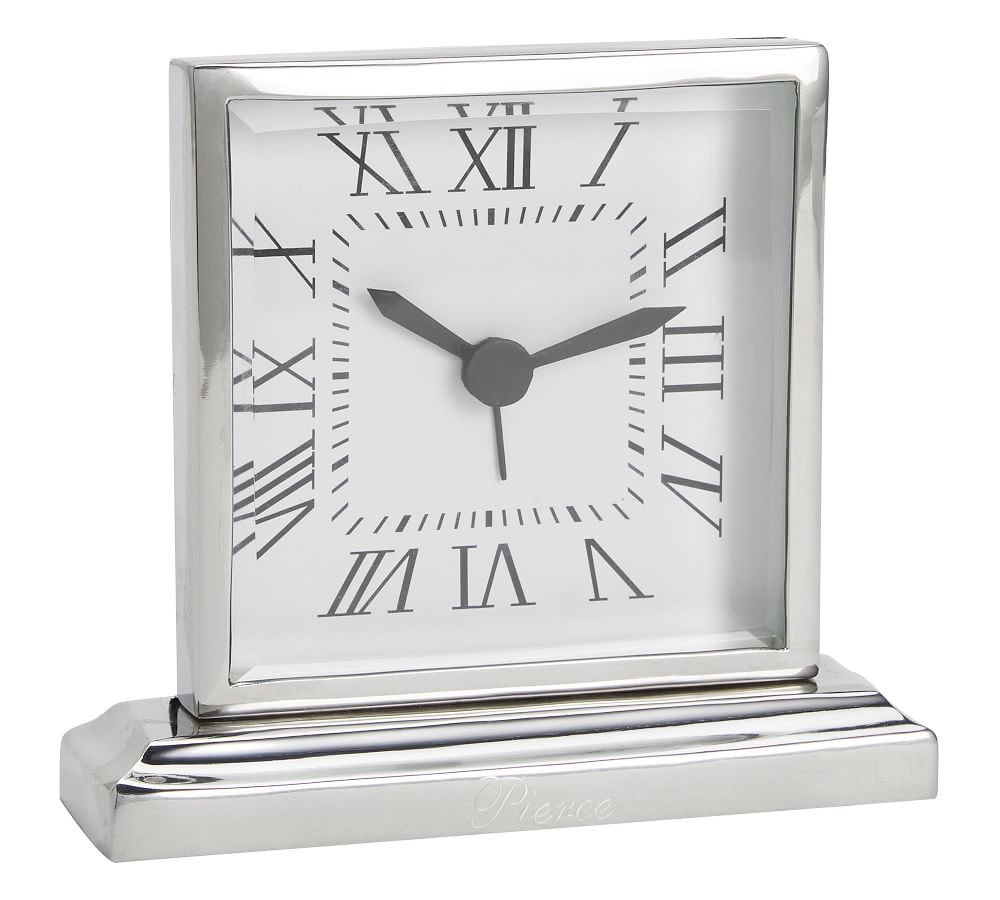 Facet Desktop Alarm Clock Pottery Barn