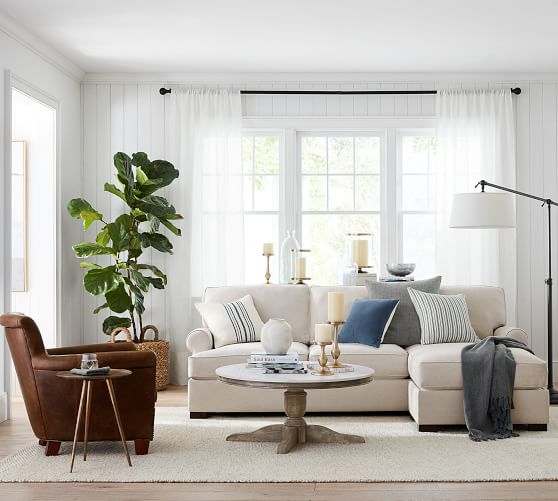 pottery barn chairs for living room