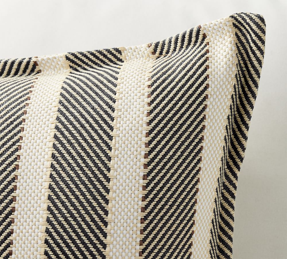 Aviv Striped Indoor/Outdoor Pillow Pottery Barn