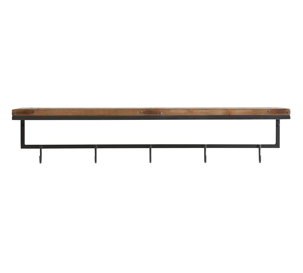 Malcolm Entryway Wall Shelf with Hooks | Pottery Barn