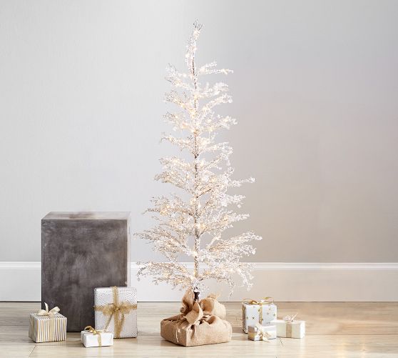 crystal lighted tree